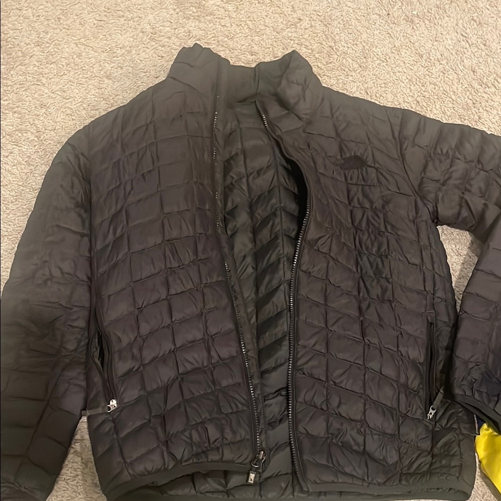 North Face Black Quilted Jacket